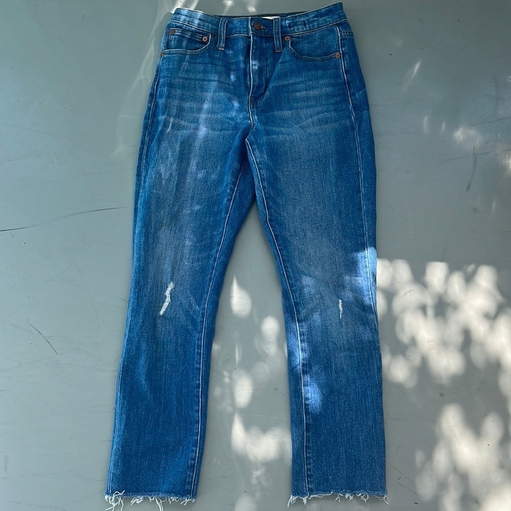 Madewell The High Rise Slim Crop Boy Jean Size 23